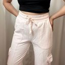 Fabletics NWOT  Light Pink Nyla Cargo Pant Joggers Sweatpants Size Small Photo 0