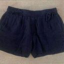 James Perse  black front double ties shorts Photo 0