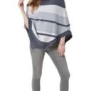 Barefoot Dreams  Grey Striped Ocean Breeze Poncho Photo 2