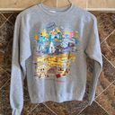 Disney  Parks Discover the Magic Gray Crewneck Pullover Sweatshirt Size M Photo 0