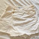 ZARA White  Denim Skort- broken zipper Photo 0