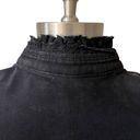 Apt. 9  Stretch Black Denim Hook Closure Jacket Size Medium Photo 6