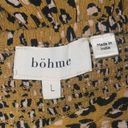 Bohme  Women’s Size Large Animal Print Cropped Blouse Photo 2