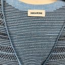 Zadig & Voltaire  Taffy Smocked Cotton Chambray Tunic - size Large￼ Photo 3