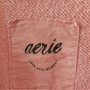 Aerie LumberJane Pink Fleece Button Down Long Sleeve Shacket Sz S/P Photo 5