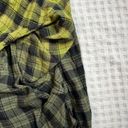 Free People  / We the Free You Wish Flannel Poncho Plaid Flannel size L Photo 7