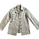 Calvin Klein Jeans CALVIN KLEIN Beige Collared Coat, Medium Photo 0