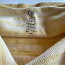 Full Tilt Yellow & White Striped Halter Tank Top Size Small Photo 3