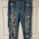 American Eagle Ripped Stretch Mom Jeans Photo 0