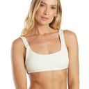 Quint Soul NWT  Malibu High Rise Ivory/White Ribbed Bikini Set - S/M Photo 3