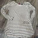 BKE  Red Striped Long sleeve cream and Gray Shirt Photo 0