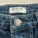 PARKE Denim Mini Shorts Photo 3