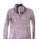 Lululemon  Runderful 1/2 Zip Pullover Jacket in Space Dye Camo Berry Size 4 Photo 4