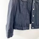 Banana Republic  Long Sleeve Button Front Classic Denim Jacket Washed Black XL Photo 5