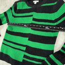 Nine West Nine‎ West XS Green And Black Knit Sweater Photo 3