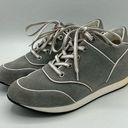 Max Mara  Suede Sneakers With Small Wedge In Grey size 37.5 B24A2 Photo 0