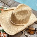 Natural Straw Cowboy Hat Tan Photo 2