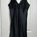 Victoria's Secret  Womens Black Slip Chemise Silky Dress Size Small NEW Photo 0