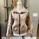 ALLSAINTS  Mika Metallic Puffer Gold Womens Size 4 Photo 4