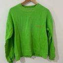 Vintage Armani jeans stone washed green crewneck size medium Pink Photo 0