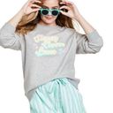 Stoney Clover Lane NWT  x Target Crew Sweatshirt Gray S Photo 0