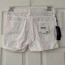 Rag and Bone  Rosa Mid-Rise Boyfriend 5" Short - Bright White Size 25 Photo 6