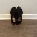 Via Spiga  V-Latanya Black Suede Wedge Sandals - 8.5 Photo 5