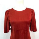 ZARA  Trafaluc Red Suede Boxy Mini Dress size XS Photo 6