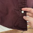 Carhartt  Pearl snap western style button down workwear shirt burgundy size M Photo 7