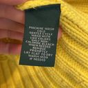 Krass&co LRL Lauren Jeans . Bright Yellow Chunky Cable Knit Turtleneck Sweater Sz Sm Photo 4