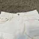 ZARA white denium shorts Photo 3