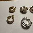 Monet Lot of 3 All Signed Hoop Clip On Clip-on Earrings - , NWH, Napier Photo 1