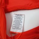 Mara Hoffman NEW  Kay Low Rise Bikini Bottom, Orange, Large Photo 13