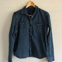 American Eagle  Denim Button Down Top Photo 2