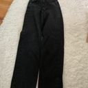 ZARA black wide leg jeans Photo 4