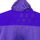 Under Armour  Size S Purple UA Tech Twist Graphic‎ HEATGEAR Hoodie Style 1351977 Photo 2