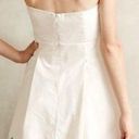 Tracy Reese ANTHROPOLOGIE Presanella Dress Strapless Ivory Cotton  size 4 NWT Photo 1