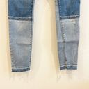 Hudson  Jeans Womens Size 26 Nico Custom Patchwork Stitch Mid-Rise Super Skinny Photo 2