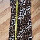 Scala La  Cheetah Mini dress size small bodycon padded bra brown sleeveless sexy Photo 2