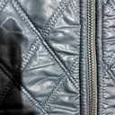 prAna  Vest Dragonfly Diva Full Zip Diamond Quilted Ribbed Sherpa Lined Blue XS Photo 5