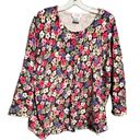 Talbots  Floral Cardigan Sweater Photo 0