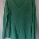 a.n.a womens large green sweater v-neck Photo 0