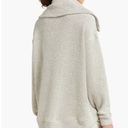 Sweaty Betty  Restful Bouclé Half Zip Pullover - Lily White Photo 4