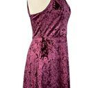 Xhilaration  Skater Dress Womens Medium Crushed Velvet Halter Grunge Whimsigoth Photo 1