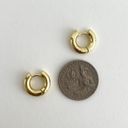 Gold Chunky Hoop Earrings Photo 1