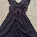 Amazon Black Lace Trim Dress Photo 2