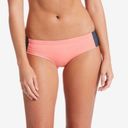 Nike  Tonal Stripe Hipster Bikini Bottoms Coral M Photo 0