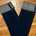 White House | Black Market  Slim Ankle Mid-Rise Dark Denim Jeans Rolled Cuffs Sz 6 Photo 1