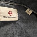 AG Adriano Goldschmied Adriano Goldschmied Grey & White Flannel Style Shirt Photo 3