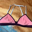 Lululemon  Triangle Bikini swim top surf to sand pink and purple size 6 Photo 0